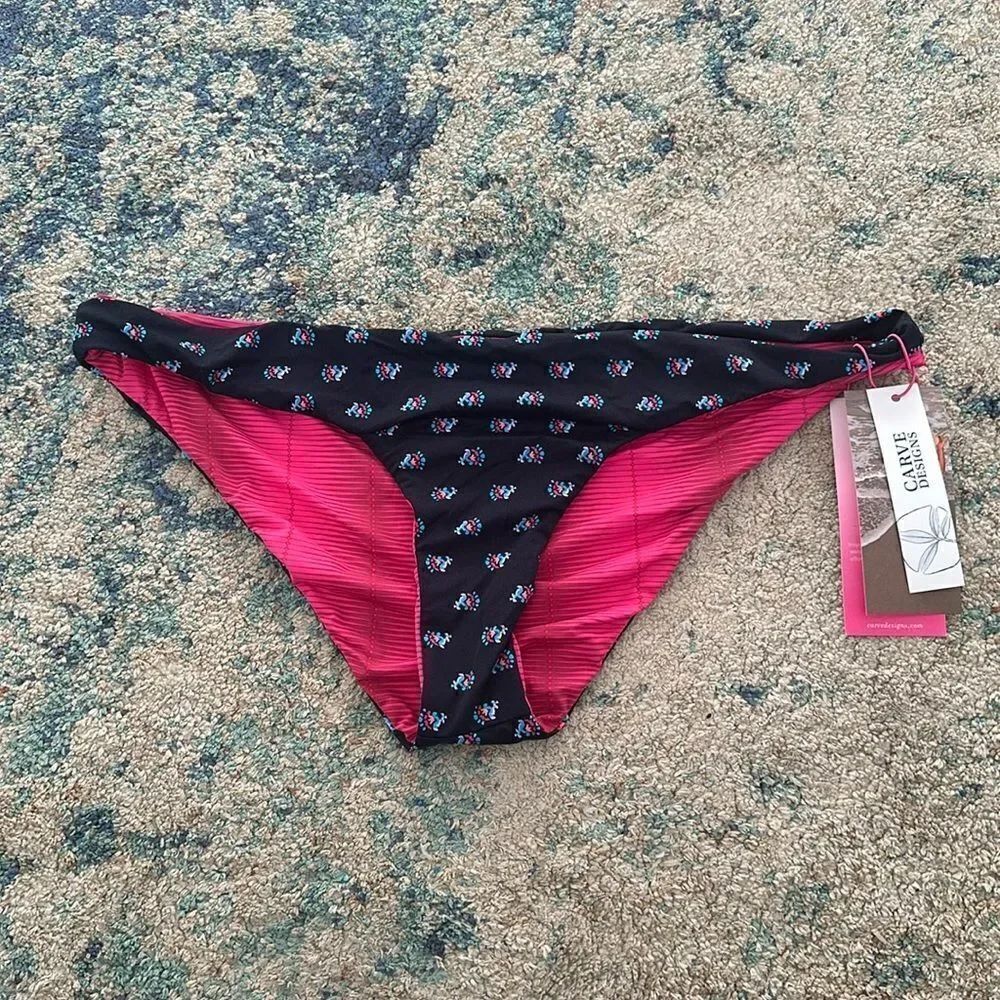 NWT Carve Designs Sanitas Reversible Swim Bottom XL